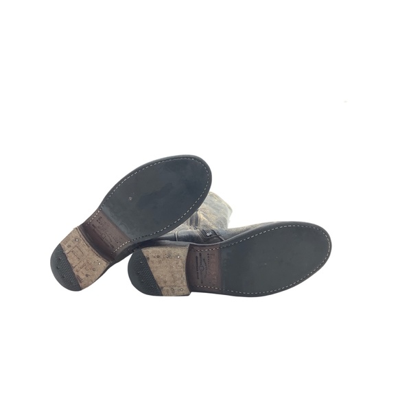 Bed Stu Brown Distressed Riding Boots Size 7.5 - Picture 5 of 5